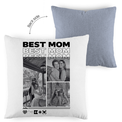 Personalisiertes Kissen mit Fotos "Mama"