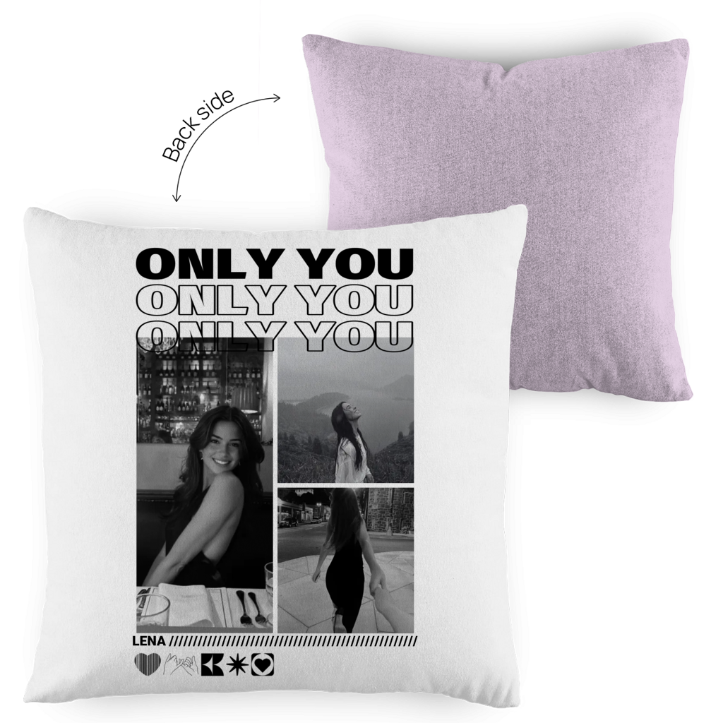 Personalisiertes Kissen "Only You"