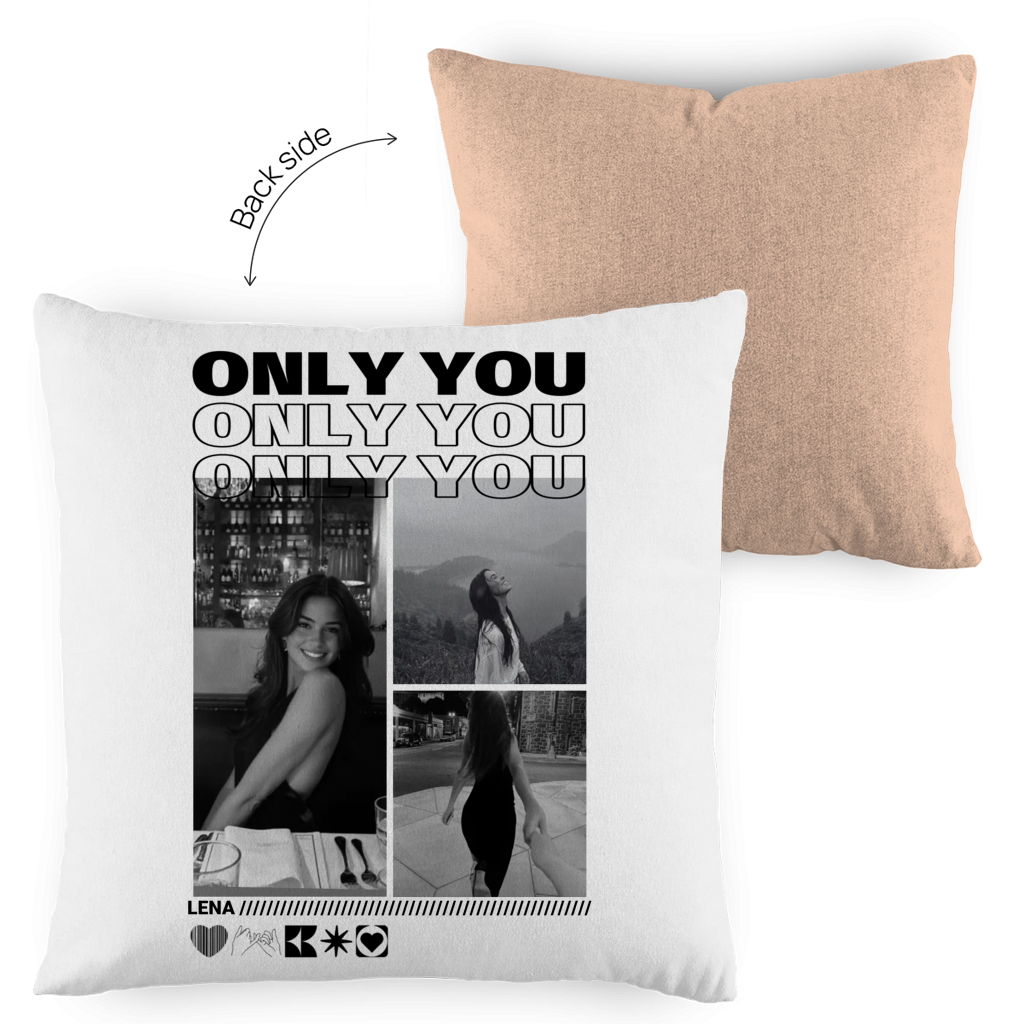 Personalisiertes Kissen "Only You"