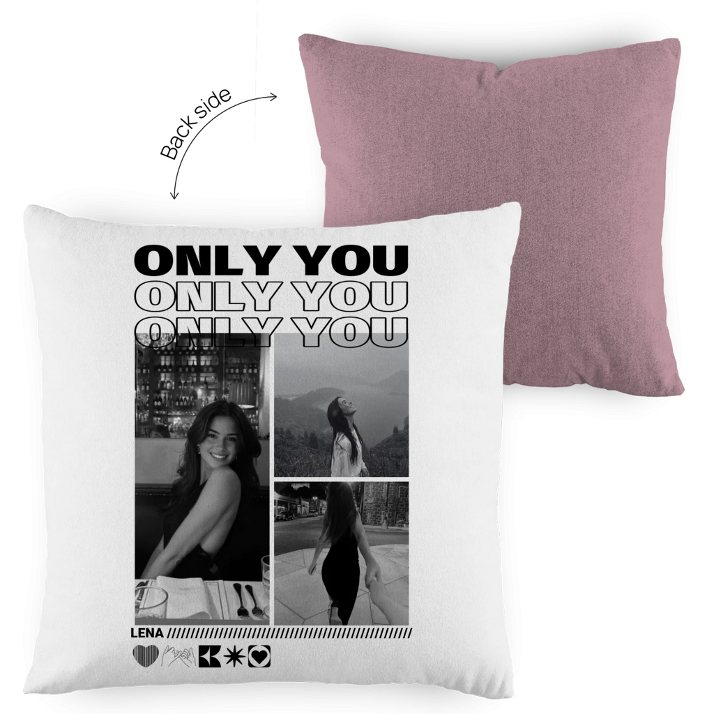 Personalisiertes Kissen "Only You"