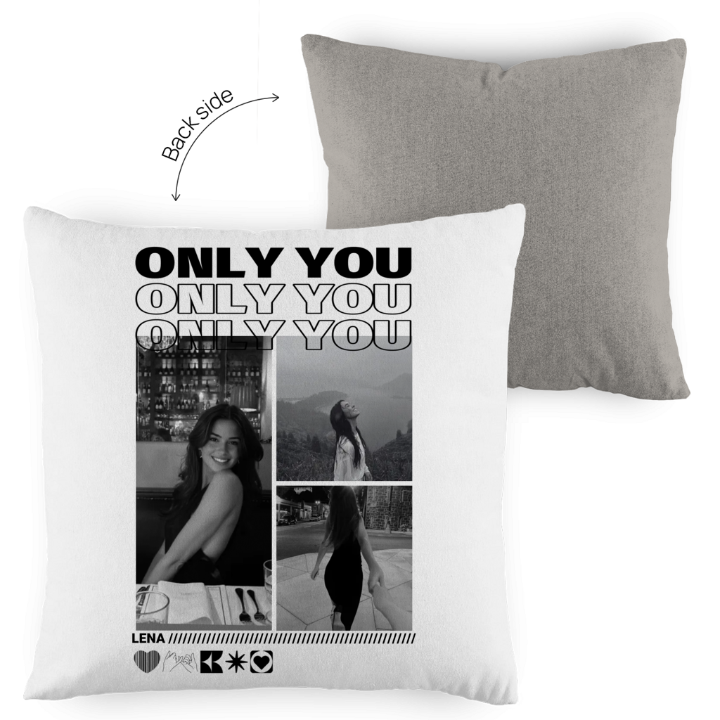Personalisiertes Kissen "Only You"