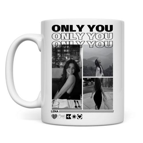 Personalisierte Tasse "Only You"