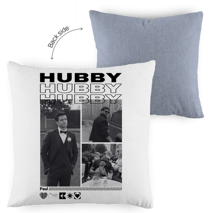 Personalisiertes Kissen "Hubby"