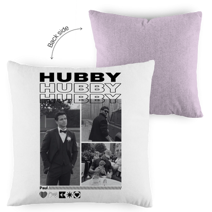 Personalisiertes Kissen "Hubby"