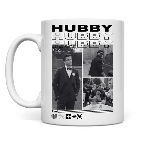 Personalisierte Tasse "Hubby"