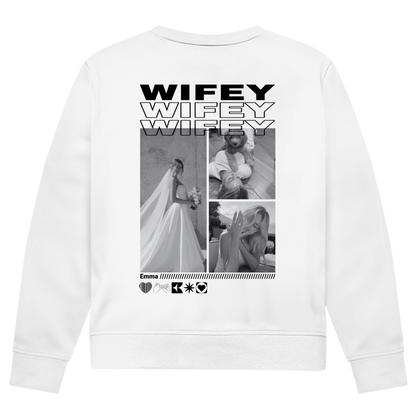 Personalisierter Sweater "Wifey"