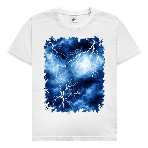 Personalisiertes T-Shirt Vintage Bootleg "Girlfriend"