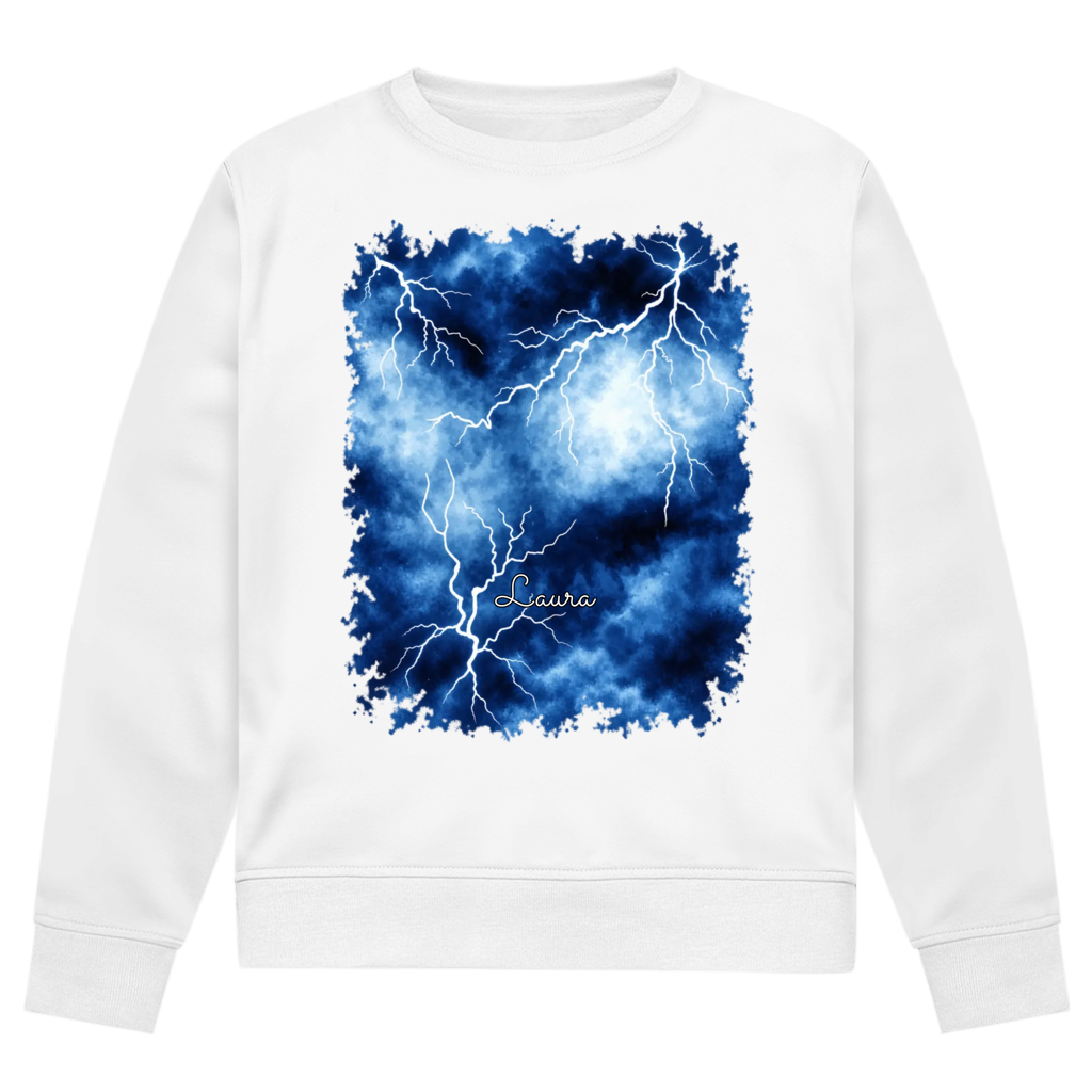Personalisierter Sweater Vintage Bootleg "Girlfriend"