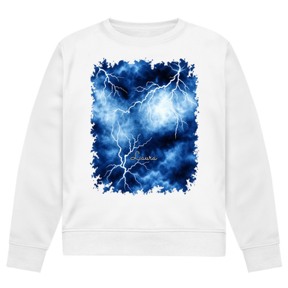 Personalisierter Sweater Vintage Bootleg "Girlfriend"