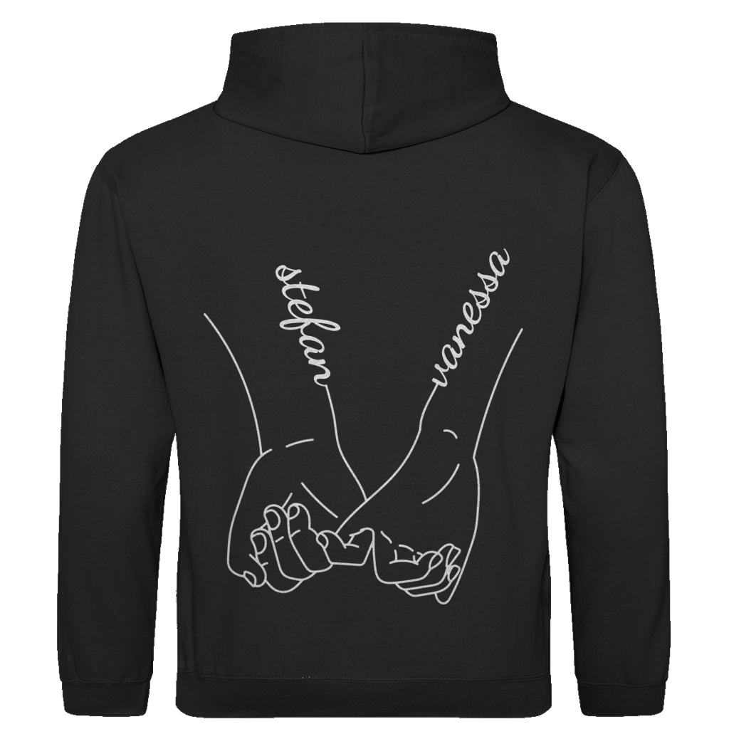 Personalisierter Partnerlook Hoodie "Hände"