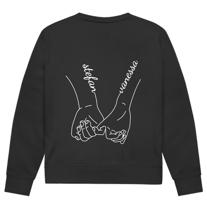 Personalisierter Partnerlook Sweater "Hände"