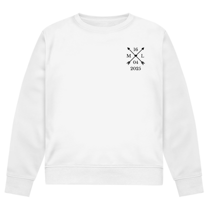 Personalisierter Sweater "Herz & Datum"
