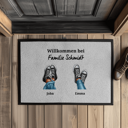 Personalisierte Fußmatte ''Eure Sneaker''