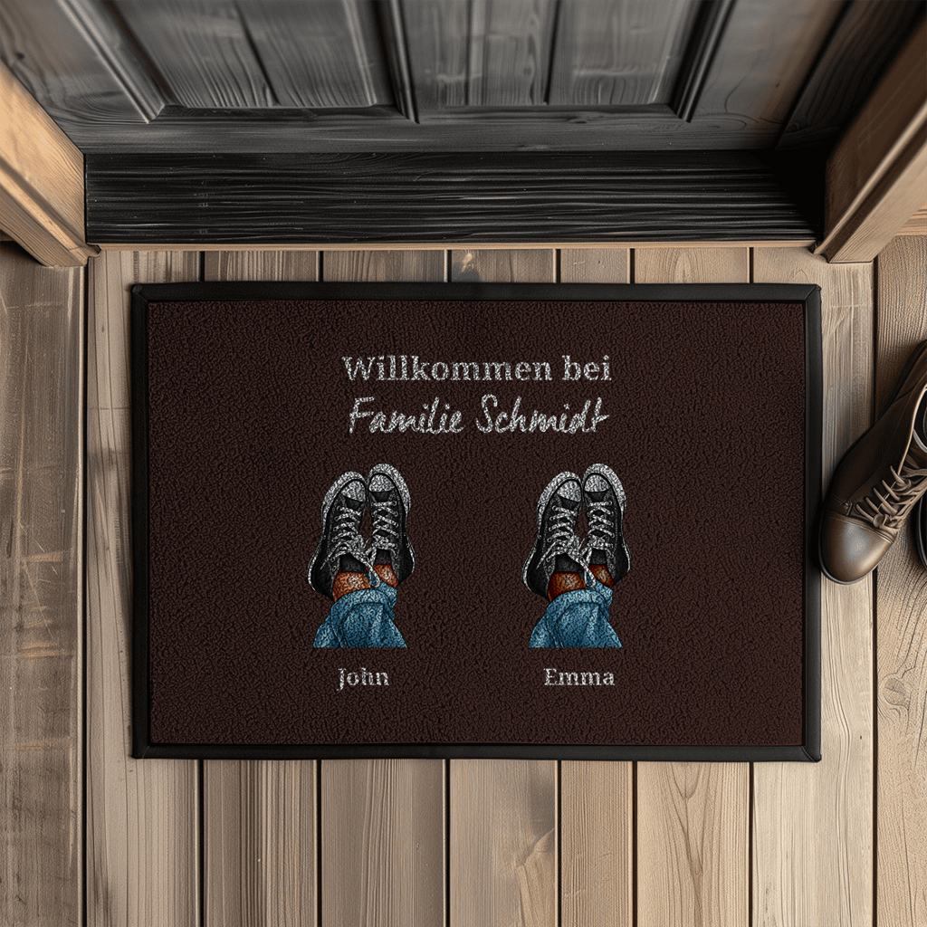 Personalisierte Fußmatte ''Eure Sneaker''
