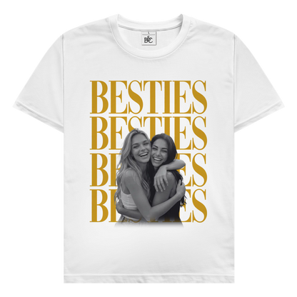 Personalisiertes T-Shirt "Besties Retro"