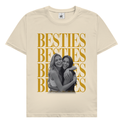 Personalisiertes T-Shirt "Besties Retro"