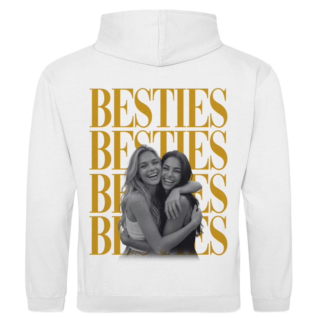 Personalisierter Hoodie "Besties Retro"