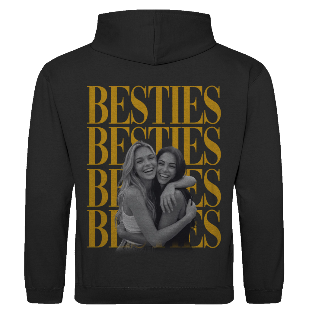 Personalisierter Hoodie "Besties Retro"
