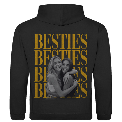 Personalisierter Hoodie "Besties Retro"