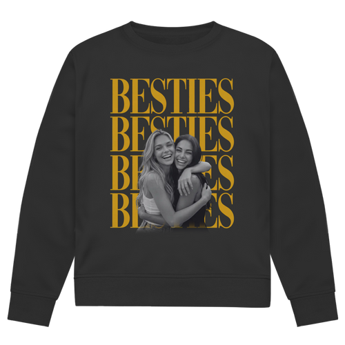 Personalisierter Sweater "Besties Retro"