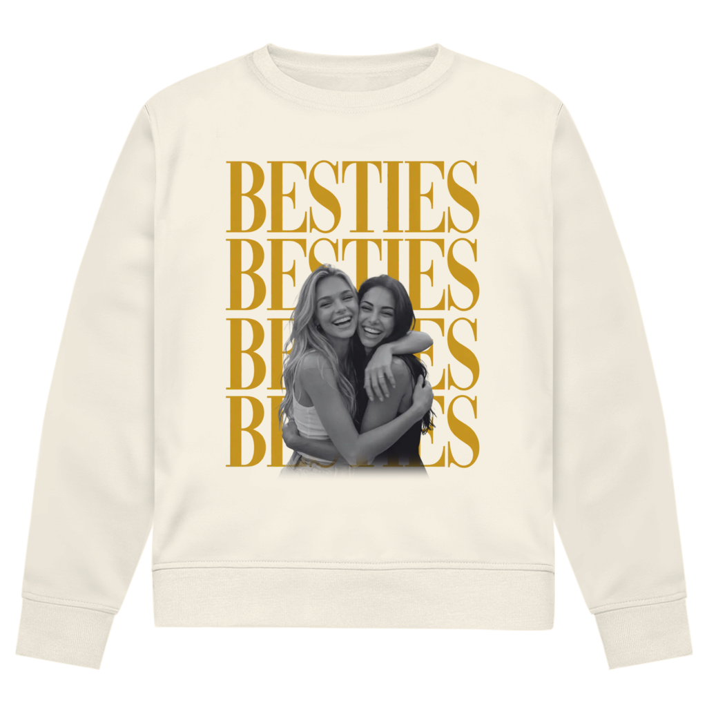 Personalisierter Sweater "Besties Retro"
