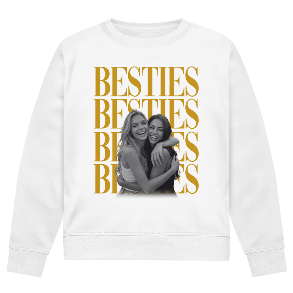 Personalisierter Sweater "Besties Retro"