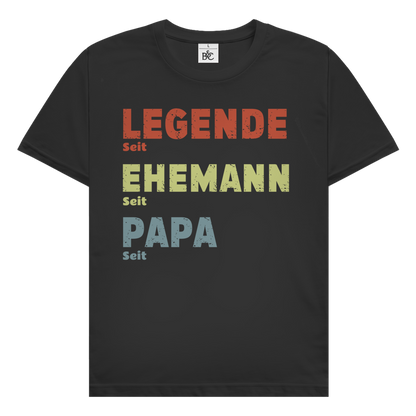 Personalisiertes T-Shirt “Legende, Ehemann, Papa”