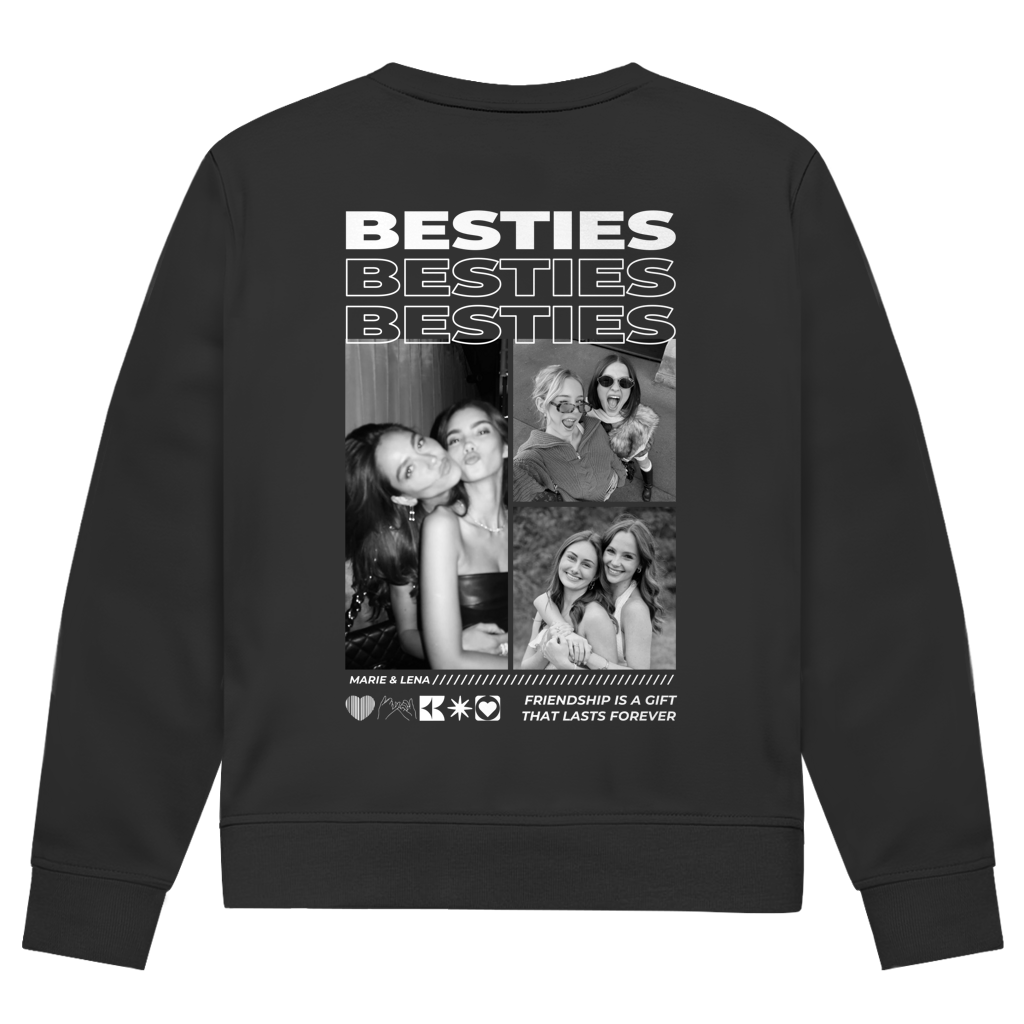 Personalisierter Sweater "Besties"