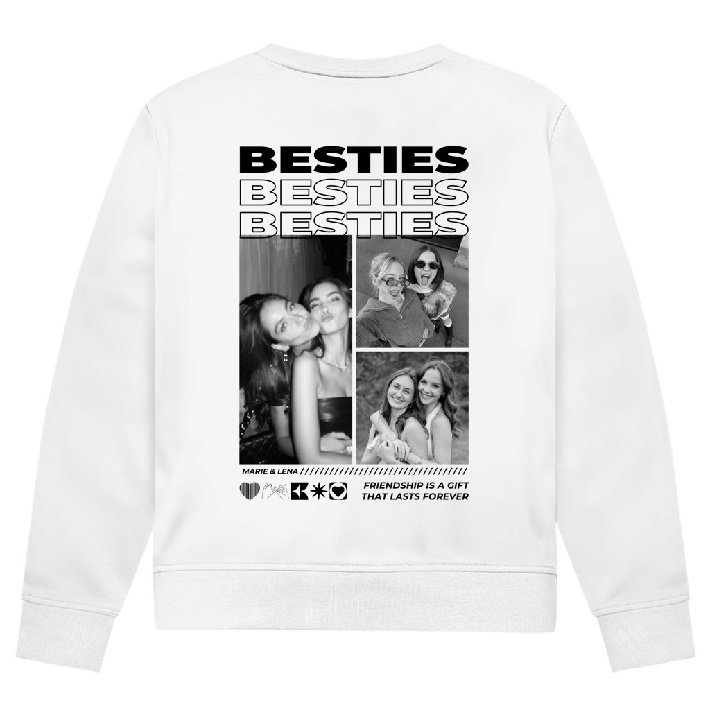 Personalisierter Sweater "Besties"