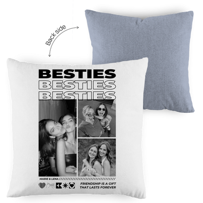 Personalisiertes Kissen "Besties"