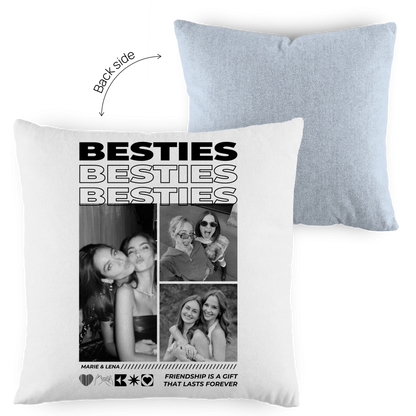 Personalisiertes Kissen "Besties"