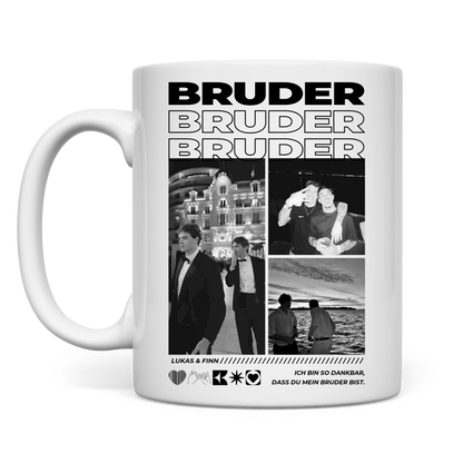 Personalisierte Tasse "Bester Bruder"