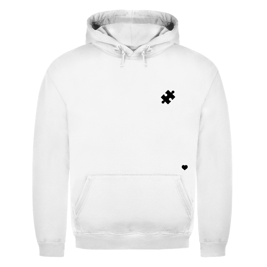 Personalisierte Partnerlook Hoodies  "Puzzlestück"