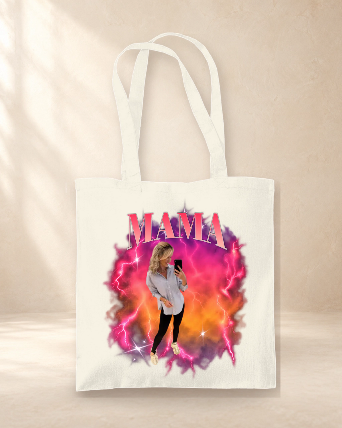 Personalisierte Weekender Tasche Vintage Bootleg "Mama"