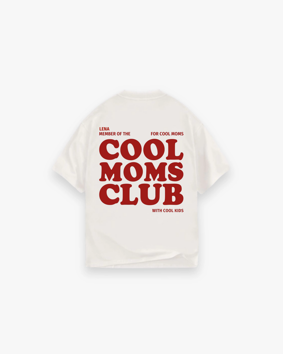 Personalisiertes T-Shirt "Cool Moms Club"