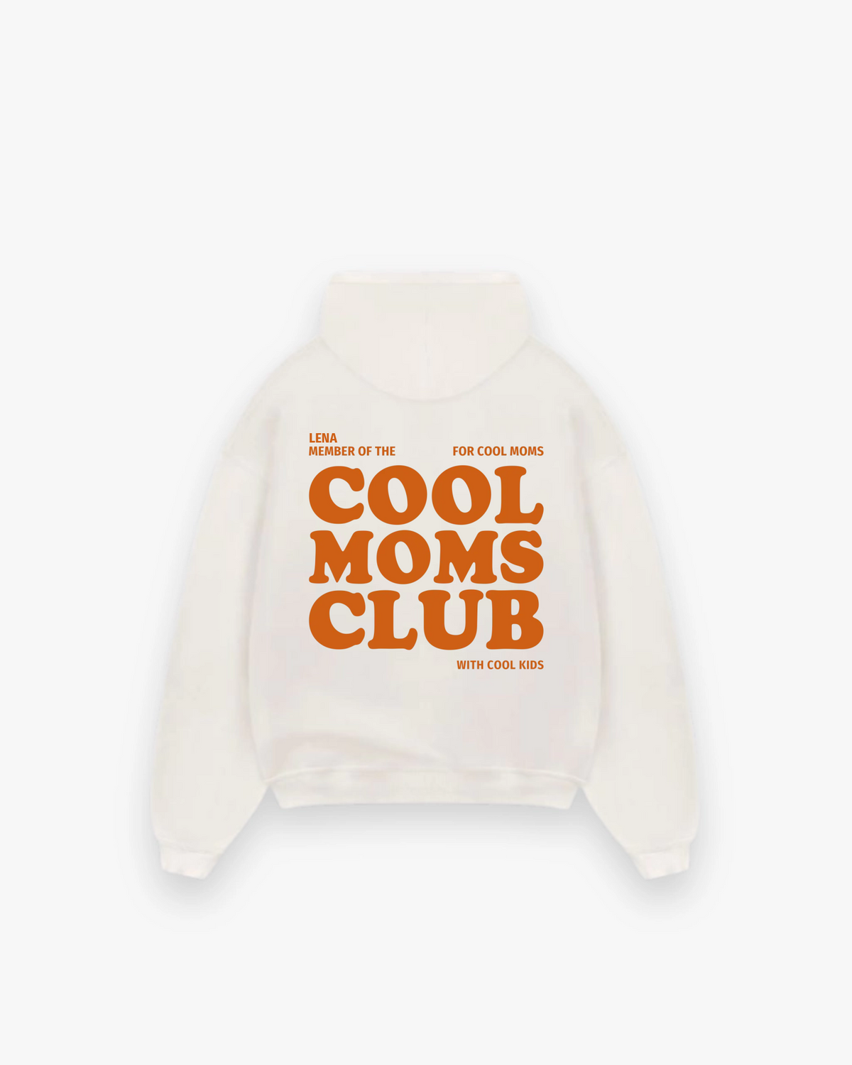 Personalisierter Hoodie "Cool Moms Club"