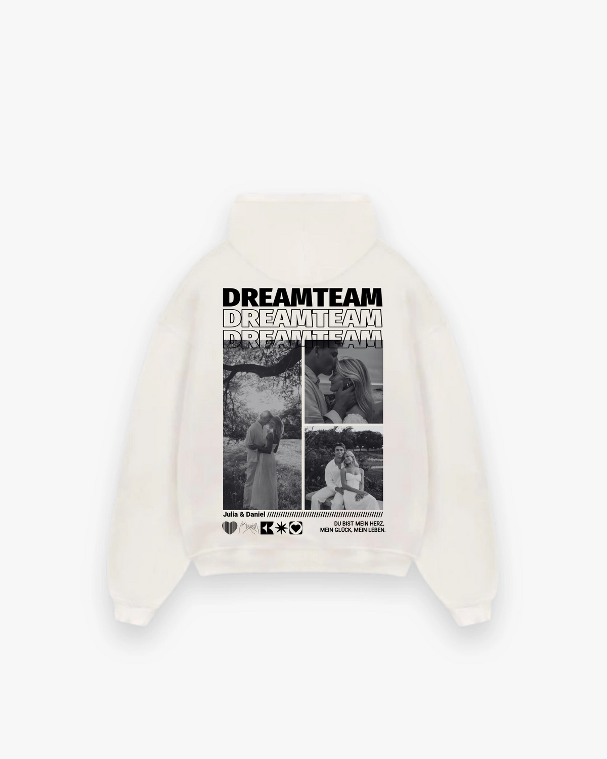 Personalisierter Hoodie "Perfect Match"