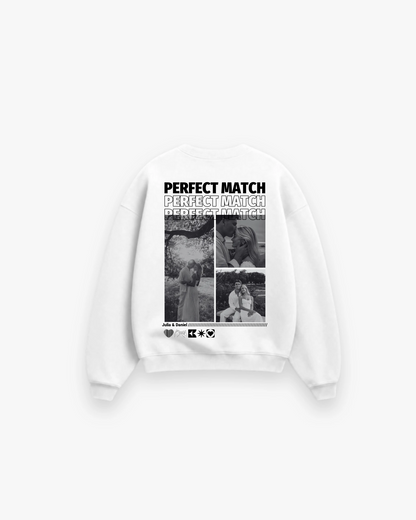Personalisierter Sweater "Perfect Match"