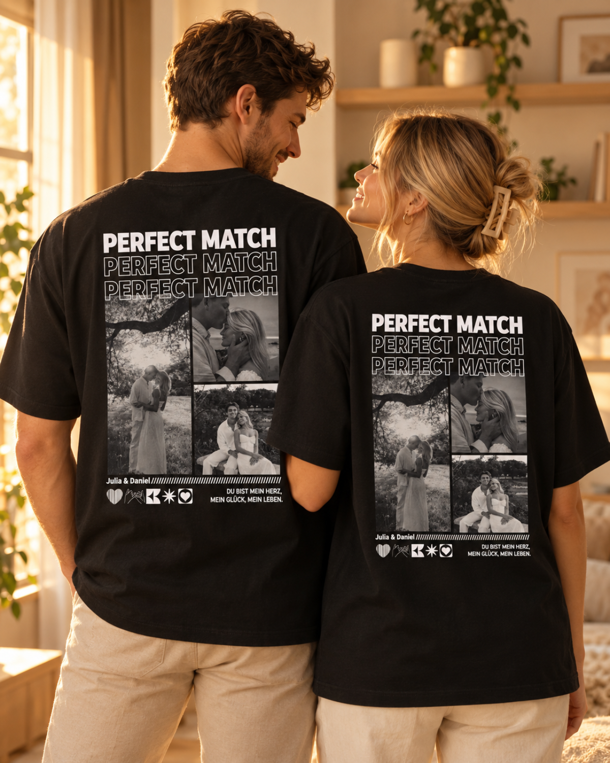 Personalisiertes T-Shirt "Perfect Match"