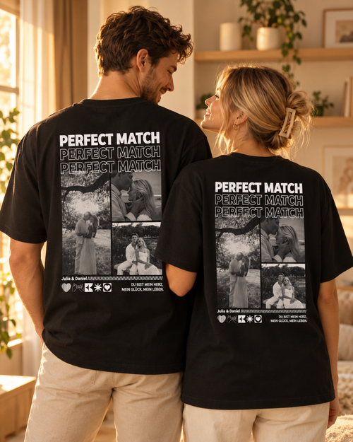 Personalisiertes T-Shirt "Perfect Match"