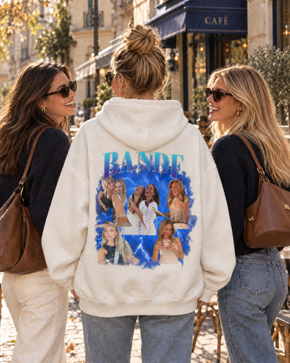 Personalisierter Hoodie Vintage Bootleg "Mama"