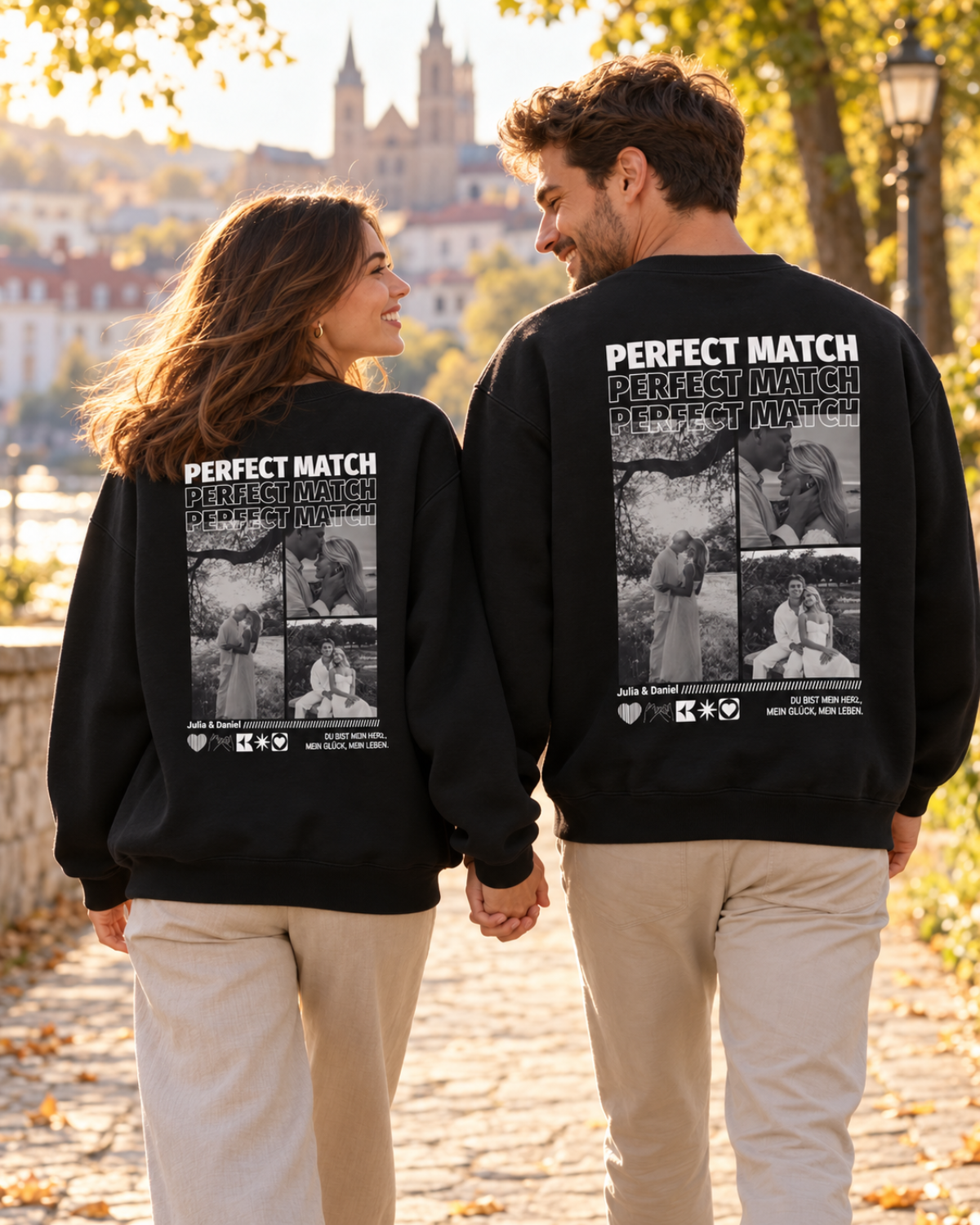 Personalisierter Sweater "Perfect Match"