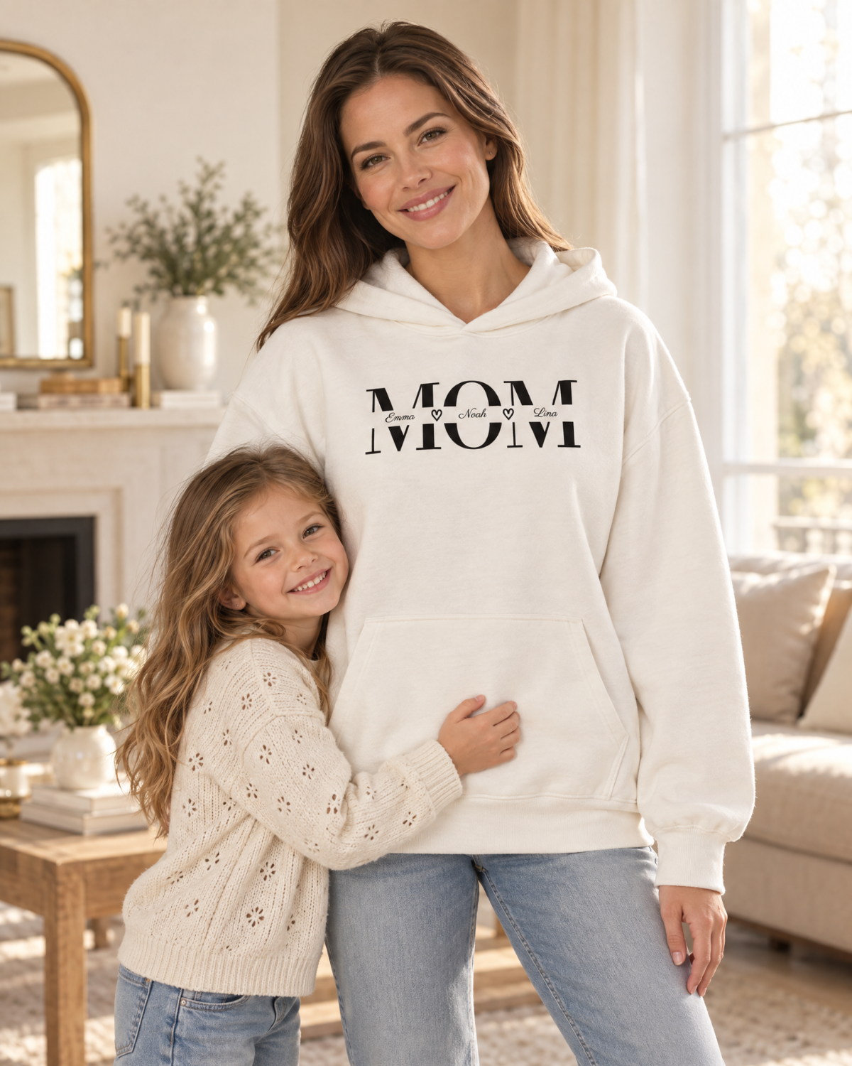 Personalisierter Hoodie "Mom"