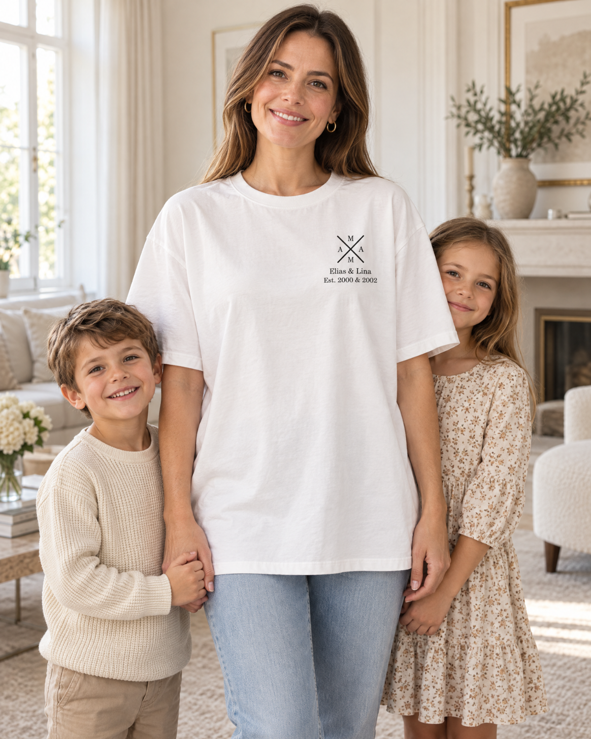 Personalisiertes T-Shirt "MAMA" X Design