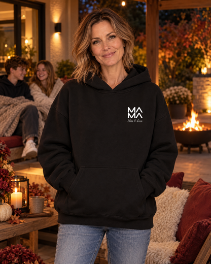 Personalisierter Mama Hoodie "Modern"