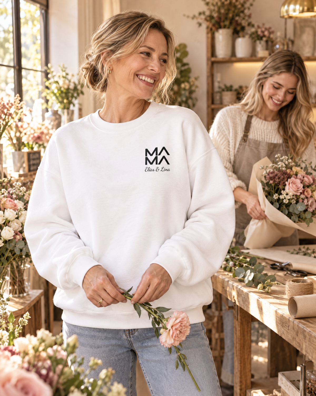 Personalisierter Mama Sweater "Modern"