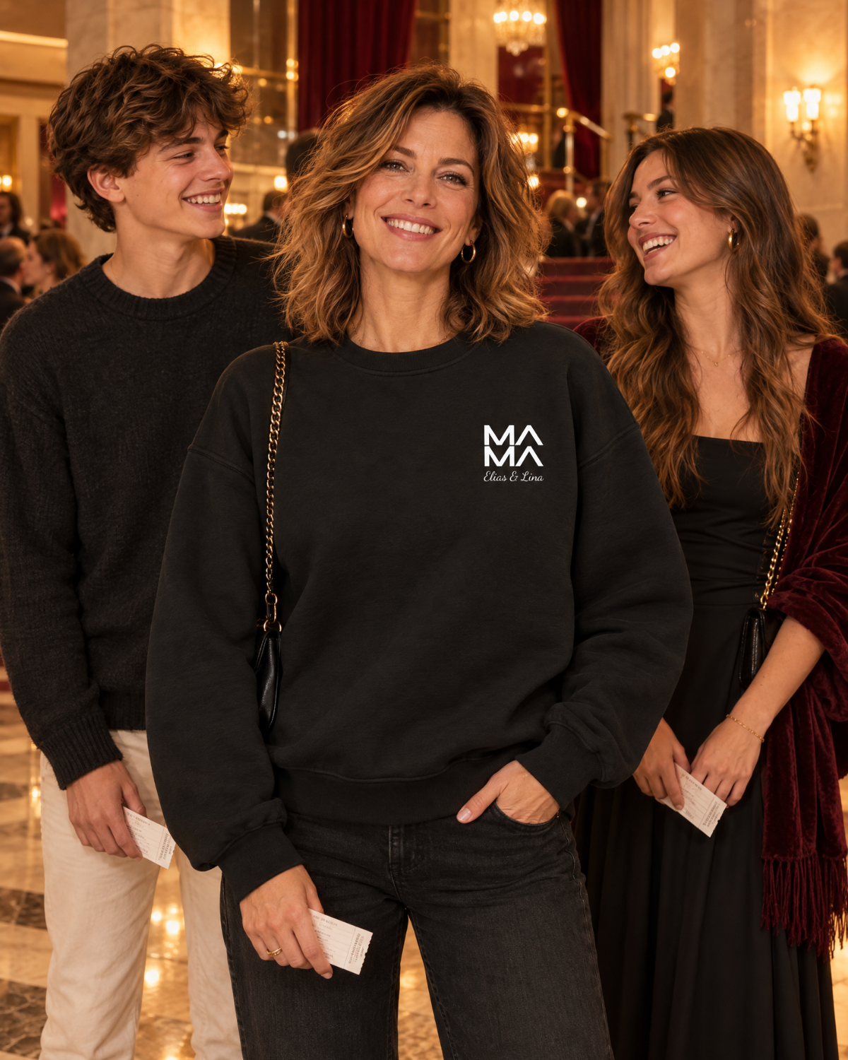 Personalisierter Mama Sweater "Modern"