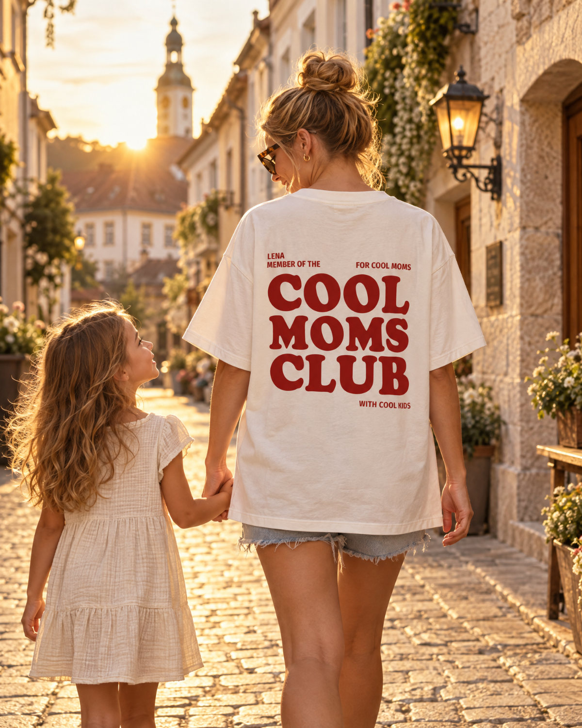Personalisiertes T-Shirt "Cool Moms Club"