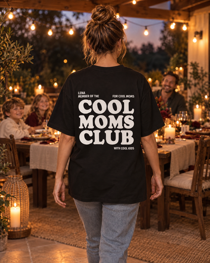 Personalisiertes T-Shirt "Cool Moms Club"