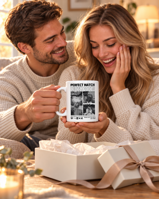 Personalisiertes Tasse "Perfect Match"